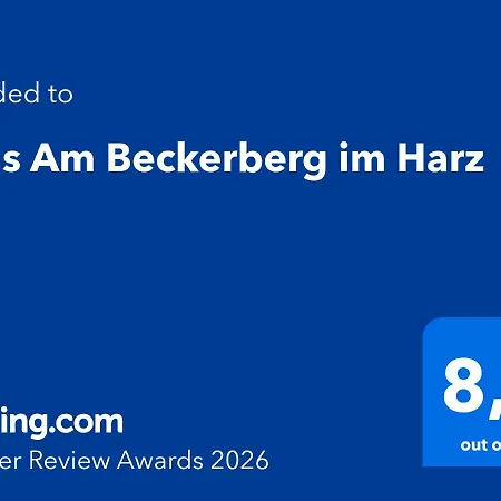 Haus Am Beckerberg Im Harz Apartamento *